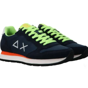 Sun 68 Uomo Sneakers-Z35102 Tom fluo Blu