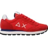 Sun 68 Uomo Sneakers-Z35101 Tom solid Rosso
