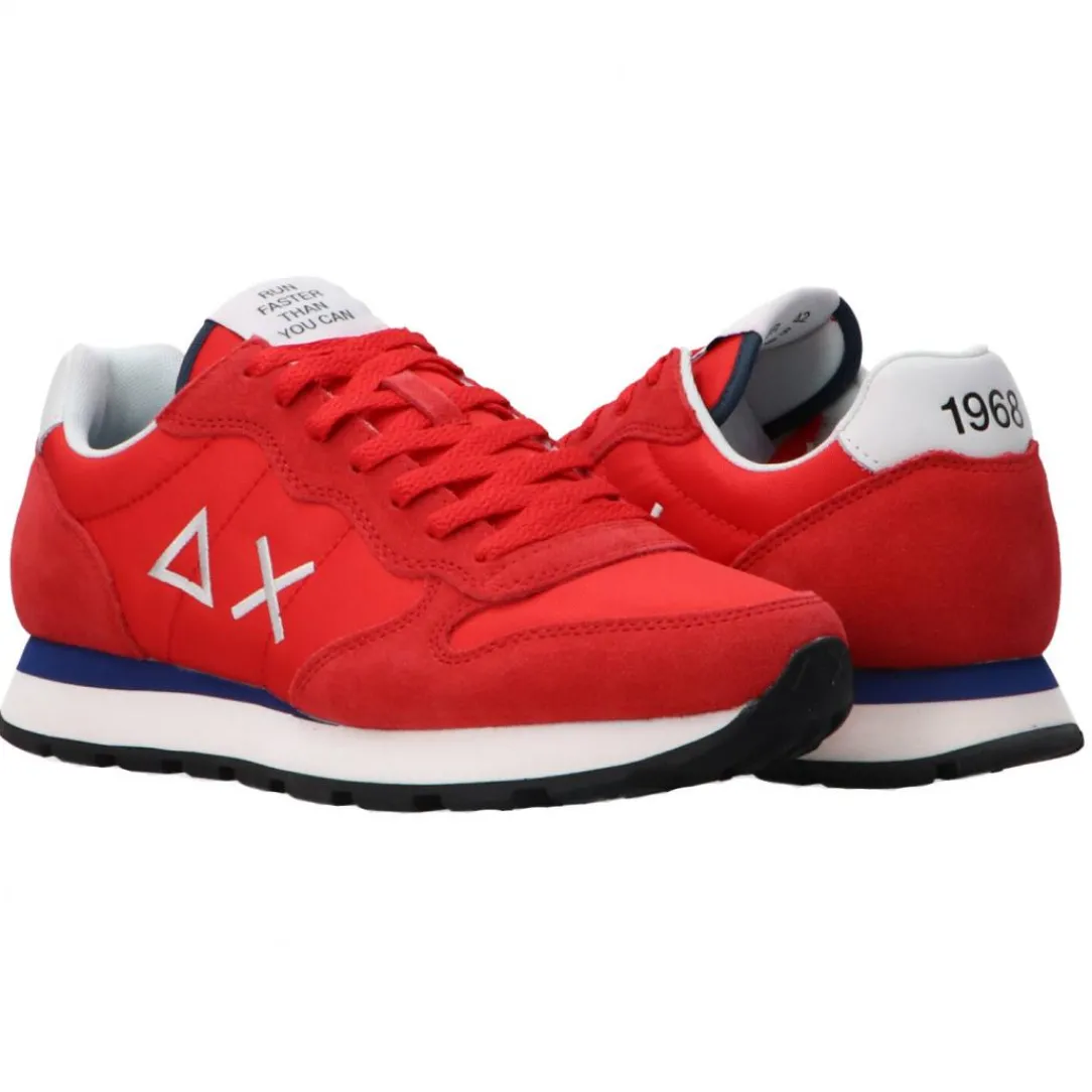 z_tom_solid_rosso_2.webp Sun 68 Uomo Sneakers-Z35101 Tom solid Rosso